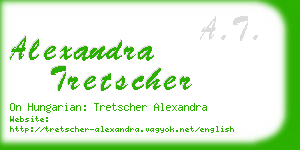 alexandra tretscher business card